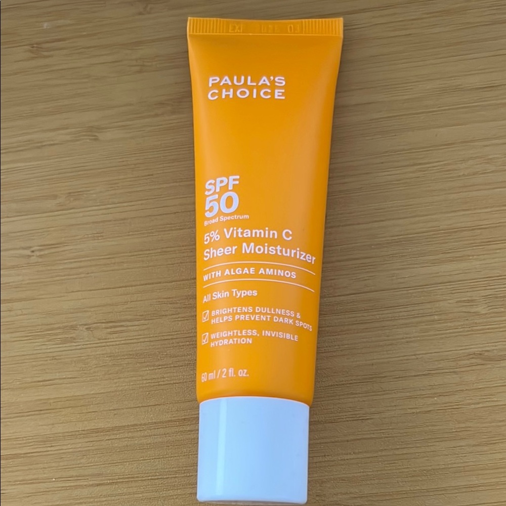 Paula's Choice Orange and White Moisturizer